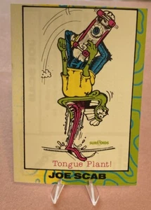 1987 Astroboyz Surfing Joe Scab Skateboard Trading Card VHTF Surf Zoids - Picture 1 of 2