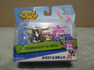 Super Wings Transform a Bots 2 Pack Dizzy & Bello 2.0" Action Figure - Picture 1 of 9