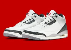 Nike Air Jordan 3 Retro White Cement Grey Men's Size US 10.5 Casual Sneaker New✅ - Picture 1 of 6