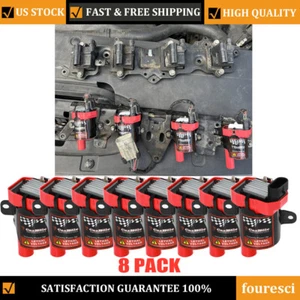 Set of 8 D585 Ignition Coil Pack For CHEVROLET Silverado GMC LS1/3 4.8/5.3/6.0L - Picture 1 of 20