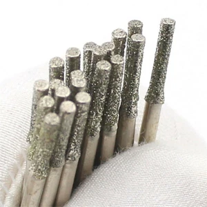 30pcs Diamond Lapidary Drill Bits 2.0mm Hole Saws Solid Bits Jewelry Gems Stone - Picture 1 of 14