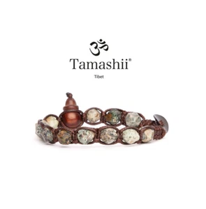 Bracciale Tamashii Diamond Cut Turchese Africano BHS911-75 - Imagen 1 de 1