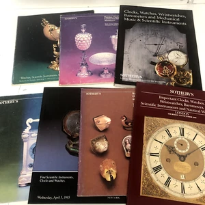Lot of 11 Sotheby's Softcover Auction Catalogs clocks, watches & Scientific int - Imagen 1 de 9