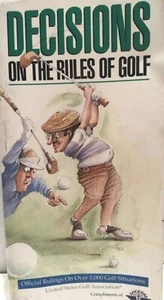 USGA Official- Decisions on the Rules of Golf US Golf Association paperback - Picture 1 of 4