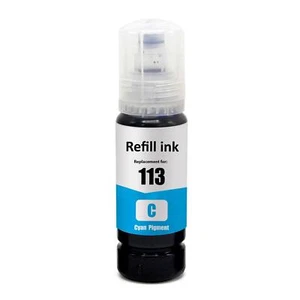 1 Cyan PrinterInk Bottle 70ml for Epson EcoTank ET-16650, ET-5170, ET-5880 - Picture 1 of 3