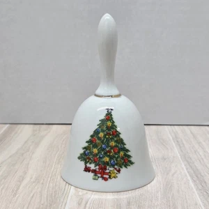 Weihnachtsglocke Jamestown China feines Porzellan 5" Weihnachtsbaum Design - Bild 1 von 5