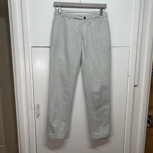 Incotex Slowear Chinolino Trousers Grey Cotton Linen Slim Fit Zip Fly Size 46 - Picture 1 of 10