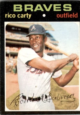 Topps Rico Carty D Atlanta Braves 1971 #270 excelente-casi nuevo Foto 1 de 2