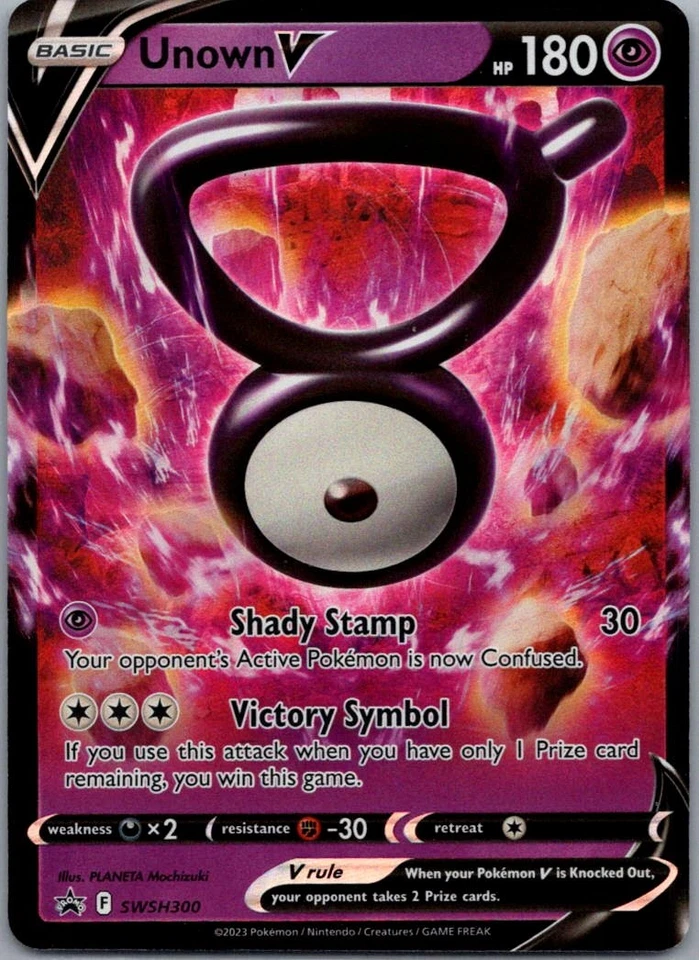 Unown V Promo SWSH: Sword & Shield Promo Cards SWSH300 NM - Image 1 of 2