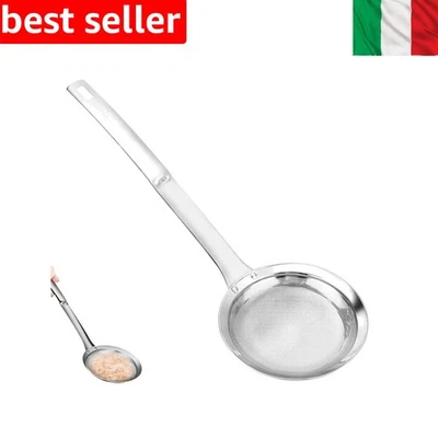 Schiumarola Fine in Acciaio, 12 cm Inox Maglia Fine di Setaccio, Acciaio Inox... - Immagine 1 di 4