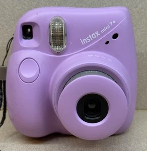 Fujifilm Instax Mini 7+ Plus Instant Camera Purple Tested-Batteries Not Included - Picture 1 of 13