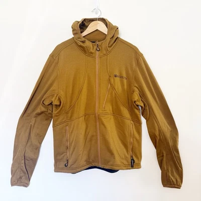 Chaqueta grande Beretta polar con capucha cremallera completa manga larga Polartec para hombre Foto 1 de 4