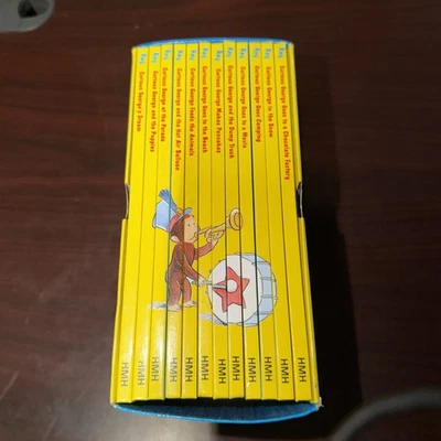 Curious George's Library By Margret & H.A. Rey Set Of 12 Hardcover Books Box Set - Image 1 of 4