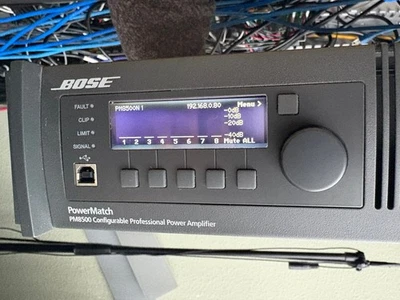 Bose PM8500N 8 Channel PowerMatch Power Amplifier Ethernet Based Network - Image 1 of 4