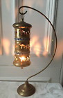 Large Brass  Moroccan Style Tea Light Candle Holder Lantern 40cm Tall Stand