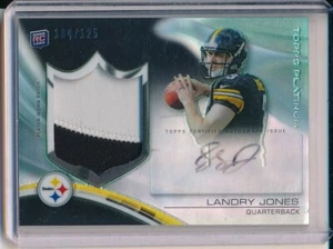 2013 Topps Platinum Refractor Black /125 Landry Jones RPA Rookie Patch Auto - Picture 1 of 1