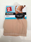 BNWT Womens Sz 16 Bonds Brand Pack of 2 Nude/Skin Microfibre Silky Bikini Briefs