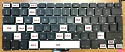 Apple MacBook Pro Unibody A1278 A1286 A1297 Individual Replacement Keyboard Key  - Image 1 of 4