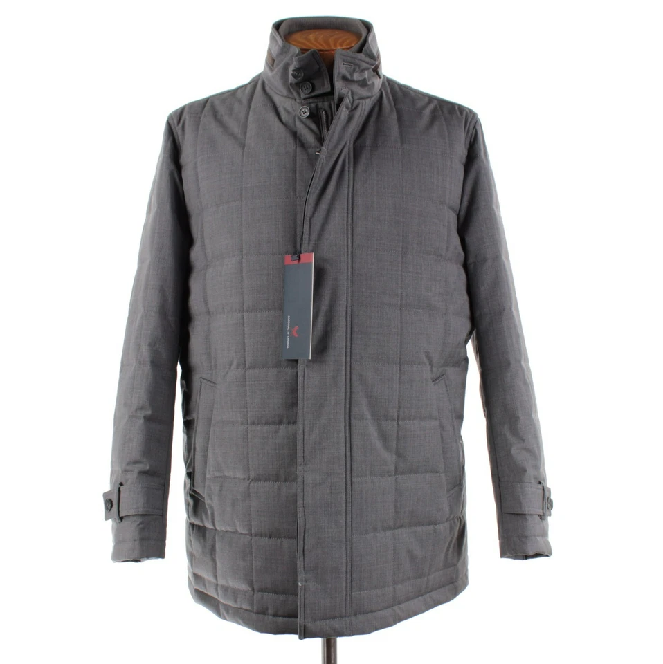 Abrigo acolchado Cardinal of Canada 100 % lana nuevo con etiquetas talla XL (46-48 EE. UU.) en gris melange Foto 1 de 4