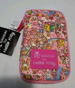 1 X NEW TOKIDOKI & HELLO KITTY CARNIVAL MULTI CARD CASE NWT - Picture 1 of 10