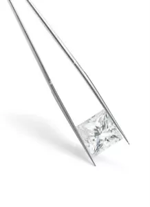 F Color VS1 Clarity 1.00 CTW Princess Shape GIA Certified Natural Loose Diamond - Picture 1 of 2