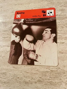 1978 Sportscaster Boxing Card #39-07 Willie Pep - MT - Picture 1 of 2
