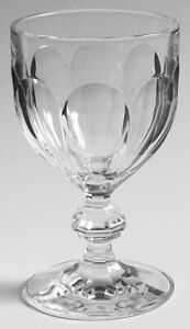 (1) Vintage Villeroy & Boch Bernadotte 5.5” Crystal Wine Glass, 4 Available