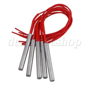 AC110V-190W Electric Heating Tube Element Cartridge Heater 9.5X80mm Pack of 5 - Picture 1 of 9