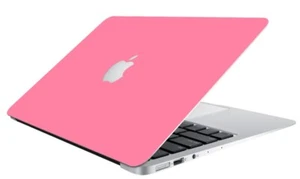PINK Vinyl Lid Skin Cover Decal fits Apple MacBook Air 11 A1465 Laptop - Picture 1 of 1