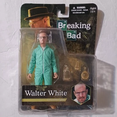 Figura de acción Mezco Breaking Bad Walter White traje verde mate peligrosa 2013 Foto 1 de 2