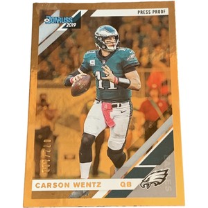 2019 Panini Donruss Football #202 Carson Wentz Press Proof /100