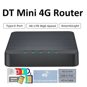 300Mbps WiFi  4G LTE Modem Router  Wireless Internet Router &SIM Slot-DT