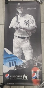 NY YANKEES - AARON JUDGE 6FT PROMOTIONAL PEPSI / PEPSICO ROLLED POSTER, MINT! - Picture 1 of 5