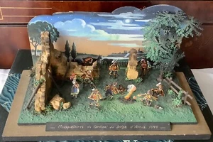 MAQUETTE DIORAMA MILITAIRE : MOUSQUETAIRES AU SIÈGE D’ARRAS EN 1640 - Photo 1/12