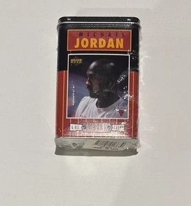 1996 Upper Deck Michael Jordan 4 All Metal Cards In Tin Factory Sealed - Picture 1 of 2