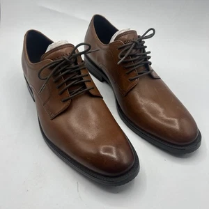 Cole Haan Mens Size 8 Modern Essential Plain Toe Oxford British Tan C38448 - Picture 1 of 10