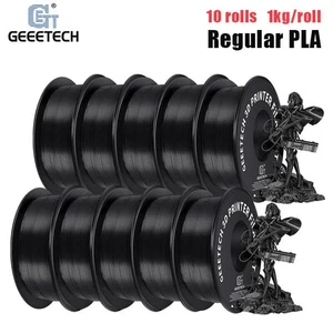 10Rolls 1KG/Roll Regular PLA Geeetech 3D Printer Filament Precision Printing PLA - Picture 1 of 32