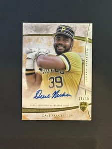 2014 Topps Supreme Auto Gold /15 Dave Parker #SA-DP Auto HOF - Bild 1 von 2