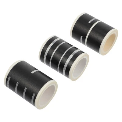 3pcs Railway Train Washi Tape DIY Road Traffic Adhesive Tape Sticker Decor - Image 1 of 4