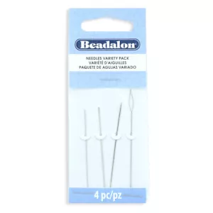 Beadalon® Eye Needles Variety Pack Hard, Big Eye, Collapsible Eye (4 pcs) - Picture 1 of 1