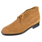 LKNW Tan Men's TOD'S Suede Leather Desert Style Lace-Up Ankle Boots 11.5 M