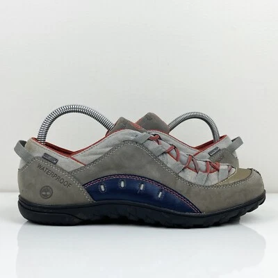 Timberland Mujer Pinkham Parte Superior Baja Senderismo Trail Zapatos Goretex Gris Talla 9.0 M Foto 1 de 4