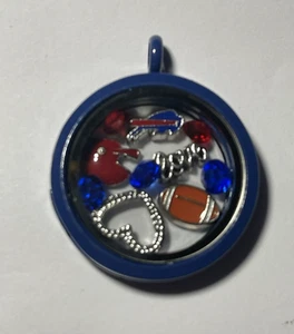 Buffalo Bills NFL Memory Charm Locket w/ 22 IN chain NEW - Picture 1 of 3