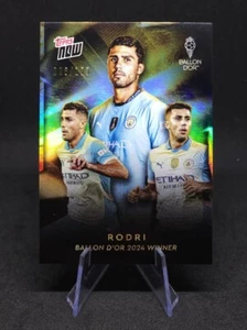 2024 Topps Now RODRI Ballon d'Or Féminin Winner Image Variation SP 006/100 #1 - Picture 1 of 2
