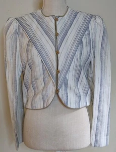Vintage Bolero Jacket Shirt 70's 80's Union Made in USA Womens sz 14 - Bild 1 von 11