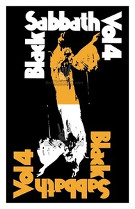 BLACK SABBATH 1972 VOL 4 ALBUM COVER POSTER ART 11x17 OZZY OSBOURNE TONY IOMMI - Picture 1 of 1