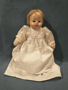 Vintage sehr selten 1963 Madame Alexander Huggums Baby Puppe blond 12 Zoll - Bild 1 von 14