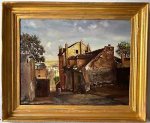 MidCentury French School Paris Street View Painting French Artist Henri TRANDO - Picture 1 of 8