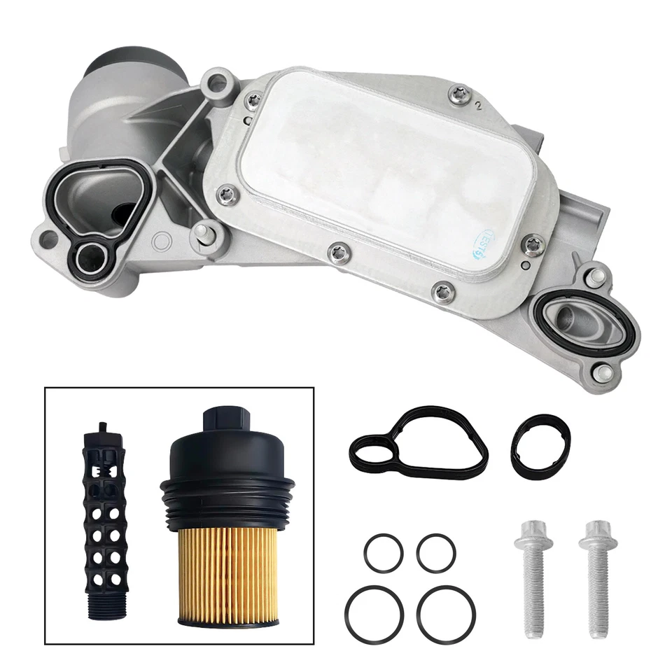 Engine Oil Cooler w/ Filter For GMC Chevy Cruze Sonic 1.8L 93186324 25199751 Foto 1 de 4