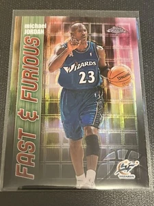 Michael Jordan 2001-02 NBA Topps Chrome Fast & Furious #FF05 ~ RARE REFRACTOR - Picture 1 of 3